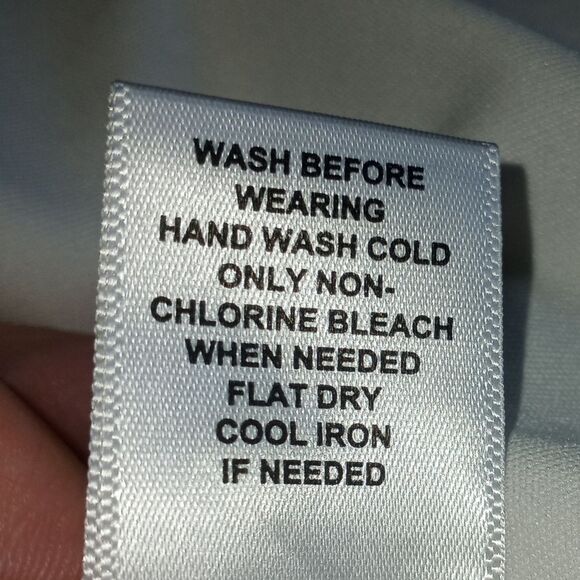 Elle Cream & Black Flutter Sleeve Shift Dress Sz.XL - Picture 7 of 7